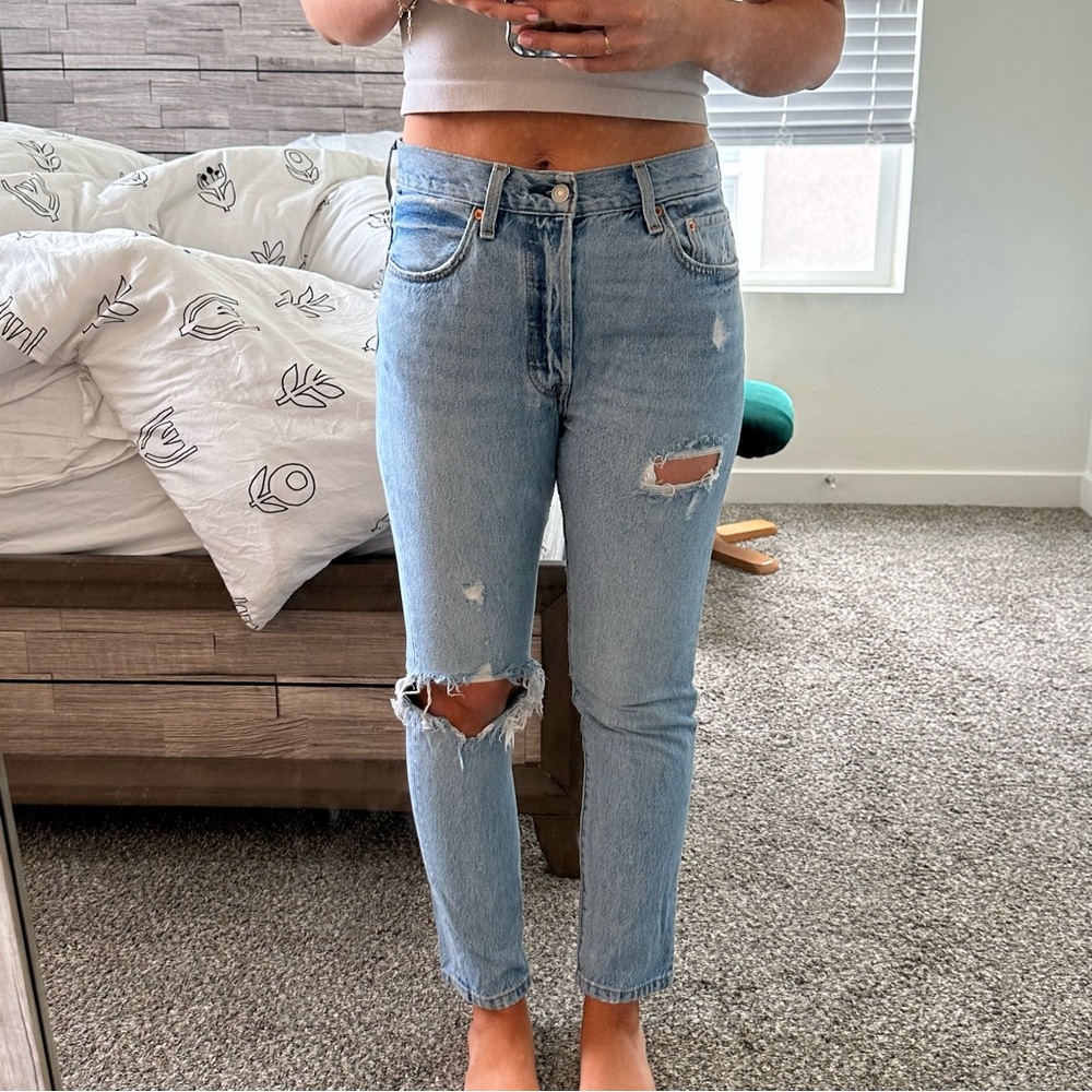 501 Skinny Levi’s High Waisted Jeans